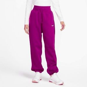 Nike Phoenix Fleece High-Rise Pants - Size M